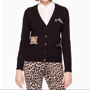 Kate Spade Broome Street Meow Cardigan
